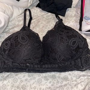 black Lacey bra/bralette